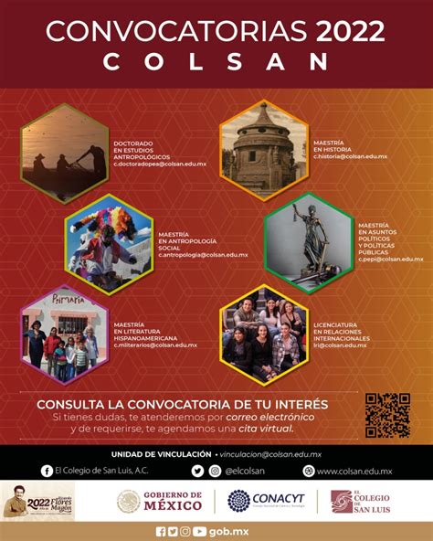 Lanza El Colsan Sus Convocatorias 2022 Para Cursar Posgrados Y La Licenciatura En Relaciones