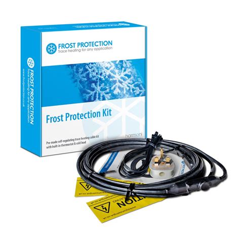 Pre-made Frost Protection Trace Heating Kit with Thermostat, 5m