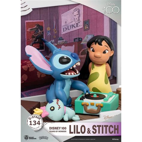 Disney 100 Years Lilo And Stitch Ds 134 D Stage Statue