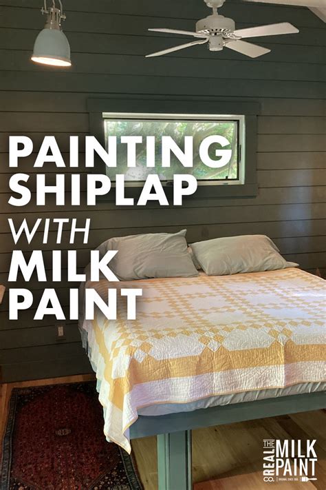 How to Paint Shiplap with Real Milk Paint