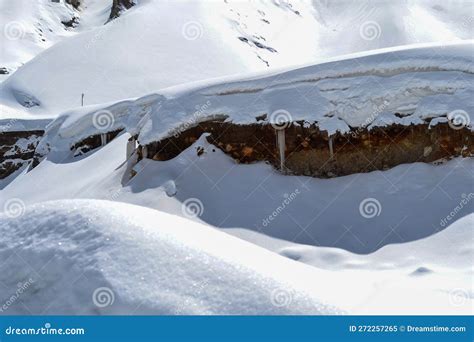 Snow-covered Mountain Peaks in Himalaya India. Stock Image - Image of ...