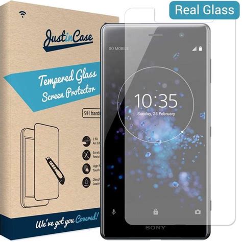 Sony Xperia Xz2 Premium Screenprotector Gehard Glas Transparant Just In Case Bol