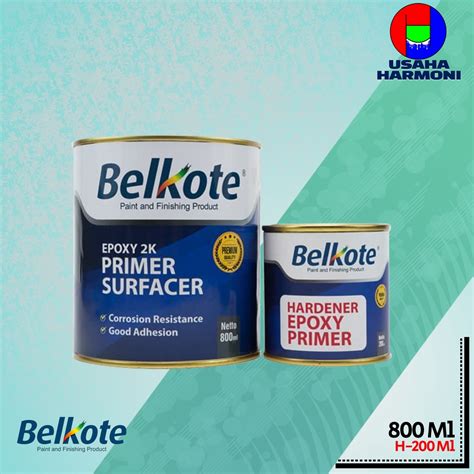 Jual Epoxy Belkote 2K Primer Surfacer Hardener Ukuran 1 Liter