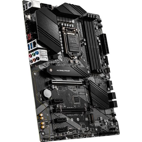 MSI Z490 - A PRO Gaming Motherboard DDR4, Dual M.2 Slots, LGA 1200 ...