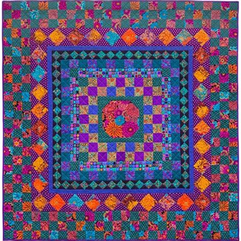 O Kaffe Fabric Quilt Kit Kaffe Fassett Autumn Checkerboard Etsy