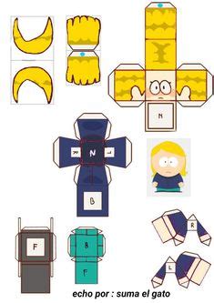 Ideias De South Park Papercraft Bonecos De Papel South Park Arte