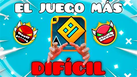 GEOMETRY DASH NO ES EL JUEGO MÁS DIFÍCIL DEL MUNDO Y TE EXPLICO EL POR