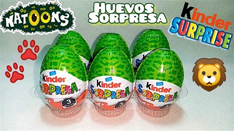 Abriendo Huevos Kinder Sorpresa Natoons Youtube