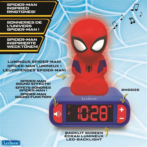 Reloj Despertador Spider Man