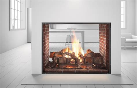 Heat Glo Gas Firepalce Escape See Through Gas Fireplace The