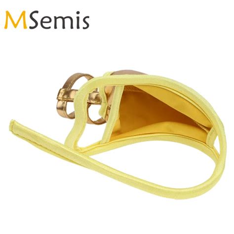 Bademode Unterwäsche Herren C string Tanga Bikini Briefs Shorts Bulge Pouch Tanga Höschen Patent