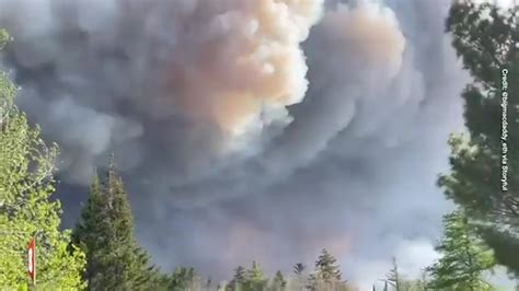 Massive Smoke Cloud Blots Out The Sun As Thousands Evacuate Over Nova Scotia Wildfire