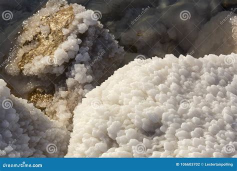 Dead Sea Salt Deposits Stones Stock Photo - Image of medicine, deposits ...