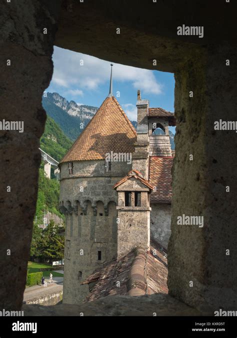 Chillon castle interior hi-res stock photography and images - Alamy