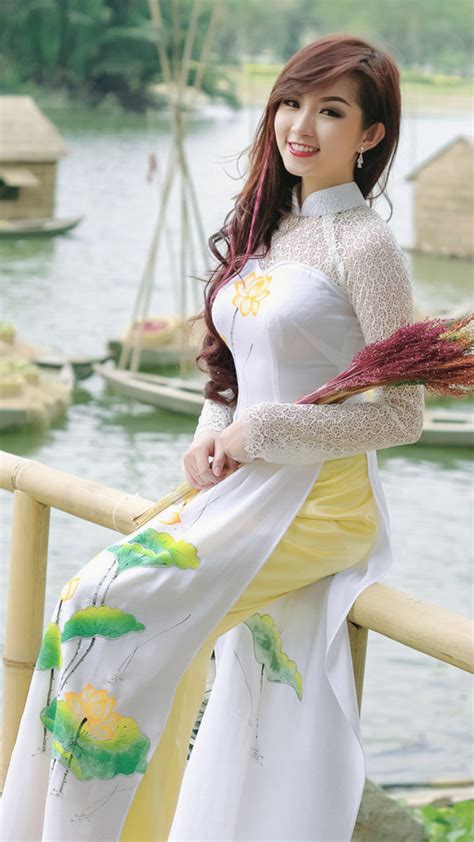 Vietnamese Long Dress Áo Dài Phụ Nữ Phù Dâu