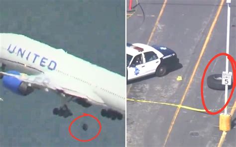 Video Captures Tire Falling Off United B777 After Takeoff Aerotime