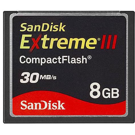 Sandisk Extreme Iii Gb Compact Flash Card Free Shipping Today