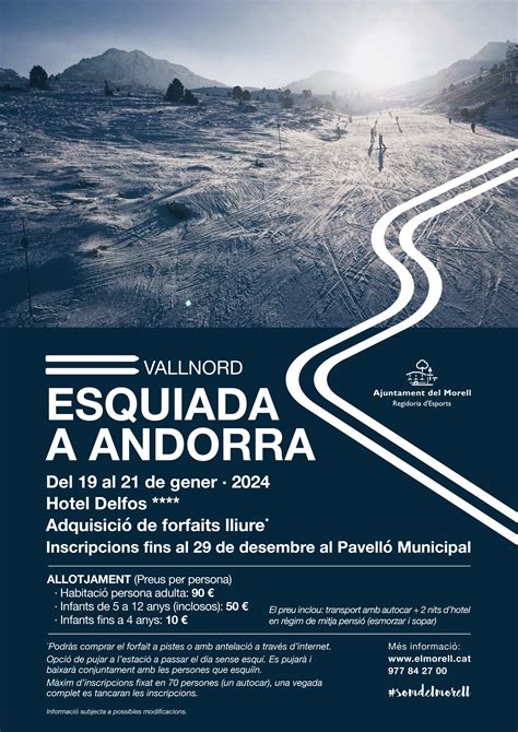 La Regidoria Desports Torna A Organitzar Una Esquiada A Andorra