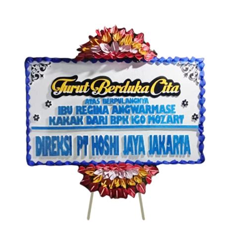 Jual Bunga Papan Condolences Manado