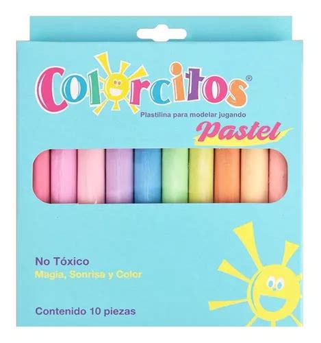 Pack Plastilina Colorcitos Pastel Con Tubos De Colores Env O Gratis