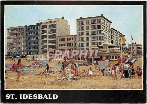 Carte Postale Moderne St Idesbald Plage Et Digue Manuskript