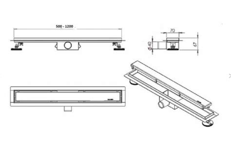 Odp Yw Liniowy Duplex Next Inox Cm Dwustronny Ze Stali Nierdzewnej