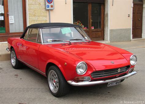 fiat, 124, Sport, Spider, 1600, Classic, Cars, Convertible, Italia ...