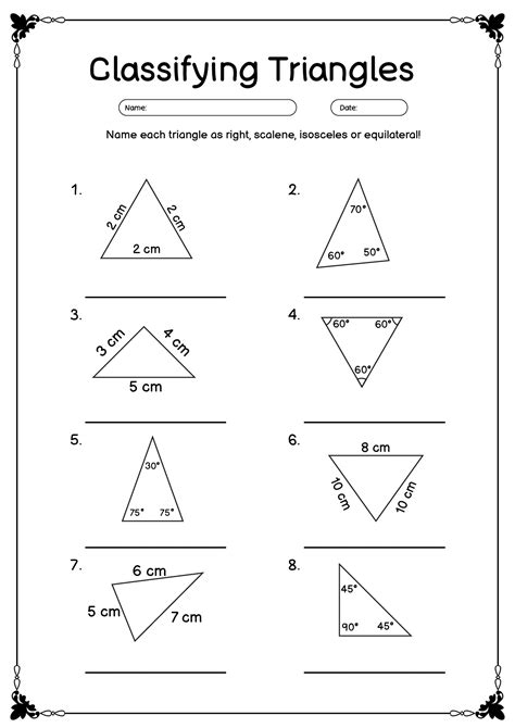 13 Classifying Triangles And Angles Worksheet Free PDF At Worksheeto