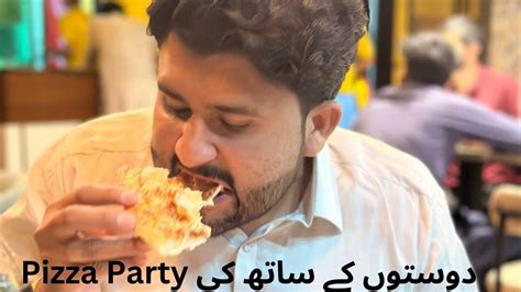 Pizza 🍕 Party Enjoy😋😍 Youtube