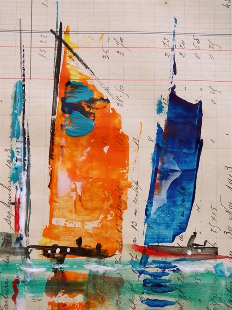 Denis Pascal Dit Roy Voiliers Et Reflets Sur Papier Ancien Catawiki