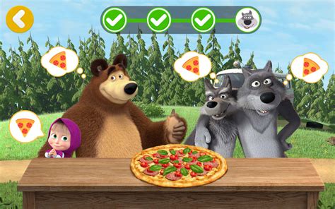 Masha And The Bear Pizza Maker Per Android Download