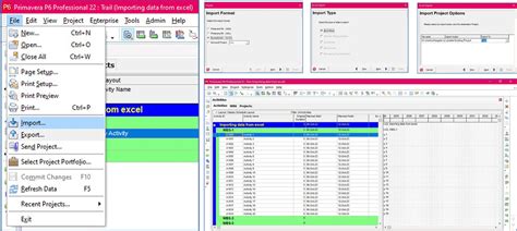 Creating Cpm Schedules With Primavera P