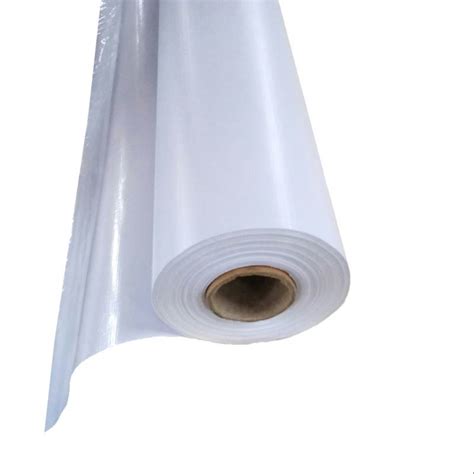 White PVC Flex Banner Glossy Matte Surface Frontlit Type Tear Resistant