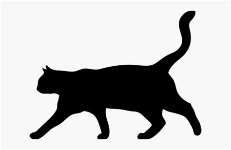 Silhouette Clipart Cat Silhouette Cat Clipart Hd Png Download Kindpng