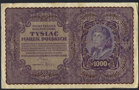 Pologne Poland 1000 Marek 23 08 1919 Polska Polskich S MA Shops