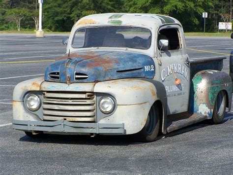 1949 Ford F1 Rat Rod Rat Rod Old Pickup Trucks Old Ford Trucks