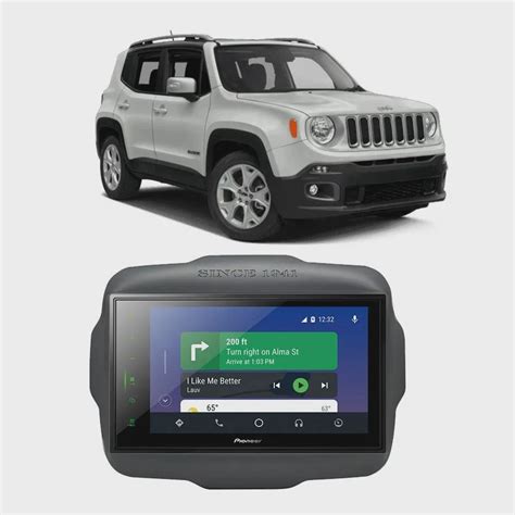 Central Multimídia Jeep Renegade pcd 2015 a 2020 DMH ZS8280TVJ Pioneer