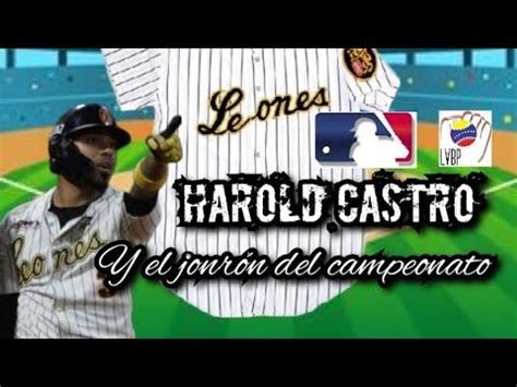 Harold Castro Leones Del Caracas Trayectoria Mlb Youtube