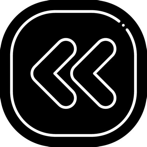 previous glyph icon  vector art  vecteezy