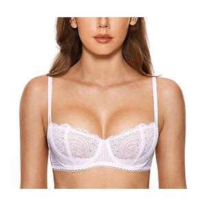 Dobreva Donna Reggiseno Pizzo Balcony Senza Imbottito Con Ferretto