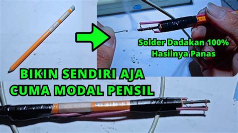 Cara Membuat Solder Usb Mudah Simple Hasilnya Dijamin Panas Youtube