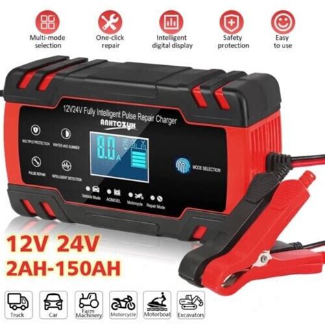 V V Fully Automatic Smart Car Battery Charger Maintainer Trickle