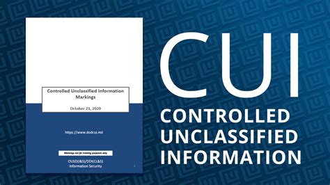 Defense Counterintelligence And Security Agency On Twitter While Cui Is Not Classified