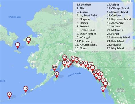 Guide to Alaska Cruise Ports (With Map) - Luxury Cruising