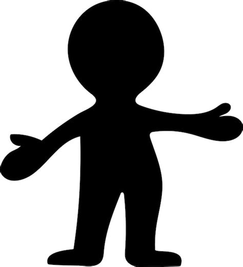 Happy Person Clipart Black And White