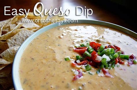 Easy Cheesy Queso Dip ~ Perfect for Family Parties! - Or so she says...