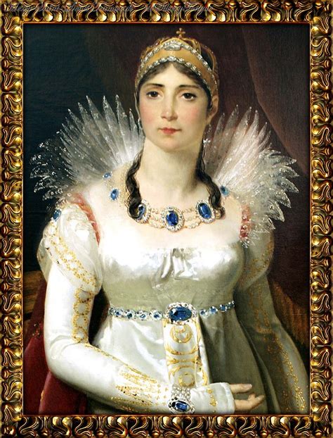 Empress Josephine bust portrait by Henri Francois Riesener 1806