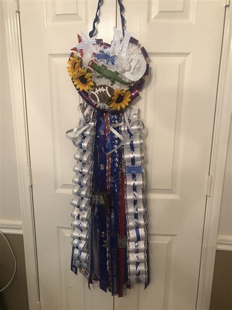 Homecoming Mum Triple Mum Heart Shaped Ffa Touch Homecoming Mums