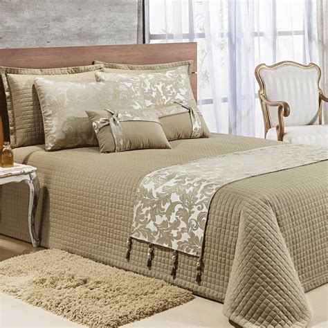 Kit Cobre Leito Colcha Karen Cama Casal Queen 10 Peças Mey R 549 50