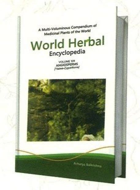 World Herbal Encyclopedia Volume 109 Nhbs Academic And Professional Books